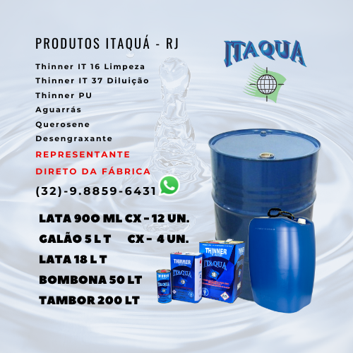 Indústria de Thinner Itaquá Rio de Janeiro