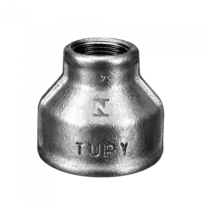 Luva Redução Galvanizada 2.1/2" x 2" BSP TUPY