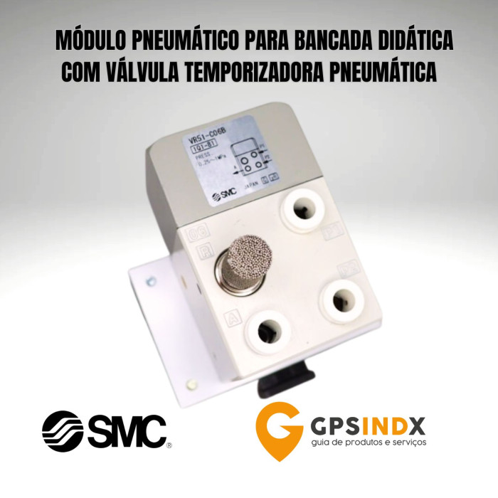 Temporizador Pneum&aacute;tico VR51-C06B SMC para Bancada Did&aacute;tica