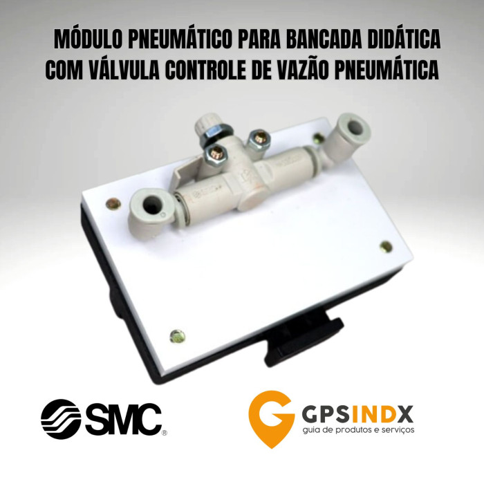 V&aacute;lvula Reguladora de Fluxo AS1201F-M5-06 SMC para Bancada Did&aacute;tica