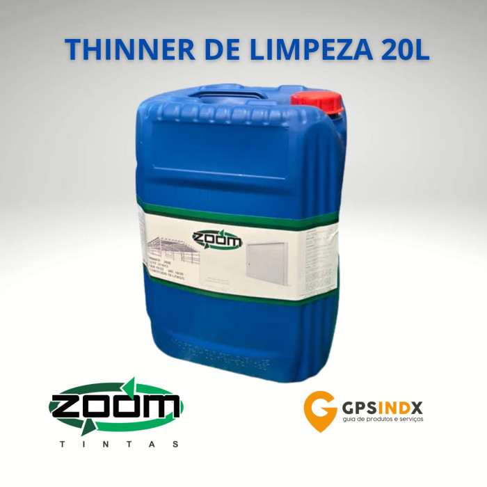 Thinner de Limpeza Zoom Tintas gal&atilde;o de 20 litros
