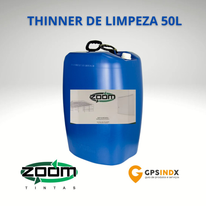 Bombona de Thinner de Limpeza Zoom Tintas lata de 50 litros